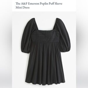 Abercrombie Emerson Poplin Puff Sleeve
Mini Dress